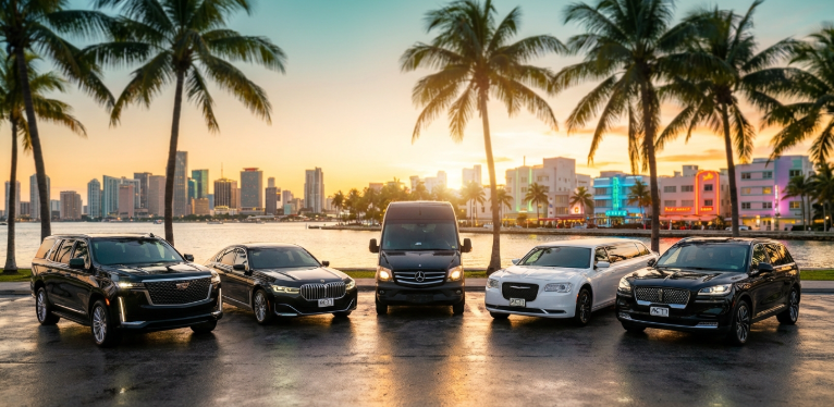 Luxury fleet for Miami event transportation